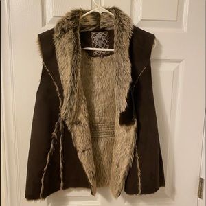 Fur Suede Vest